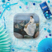 Edvard Munch - Sommernacht, Inger am Strand Pappteller (Party)