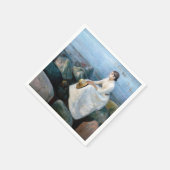 Edvard Munch - Sommernacht, Inger am Strand Serviette (Ecke)