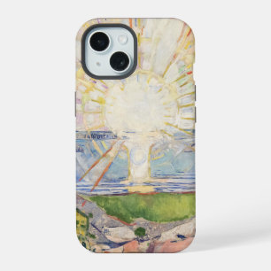 Edvard Munch Sonnenaufgang Art Nouveau Expressioni iPhone 15 Hülle