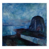 Edvard Munch - Starry Night 1893 Fotodruck (Vorne)