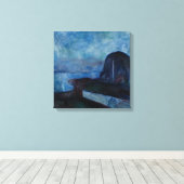 Edvard Munch - Starry Night 1893 Leinwanddruck (Insitu (Holzboden))