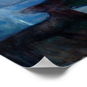 Edvard Munch - Starry Night 1893 Poster (Ecke)
