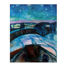 Edvard Munch - Starry Night 1922