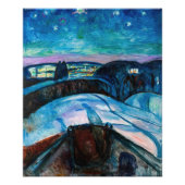 Edvard Munch - Starry Night 1922 Fotodruck (Vorne)