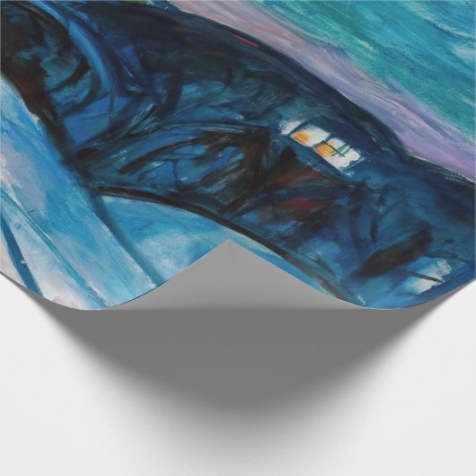 Edvard Munch - Starry Night 1922 Geschenkpapier (Ecke)