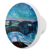 Edvard Munch - Starry Night 1922 Keramikknauf (Rechts)