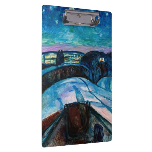 Edvard Munch - Starry Night 1922 Klemmbrett (Rechts)