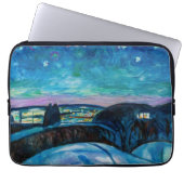 Edvard Munch - Starry Night 1922 Laptopschutzhülle (Vorderseite)