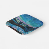 Edvard Munch - Starry Night 1922 Pappteller (Gewinkelt)