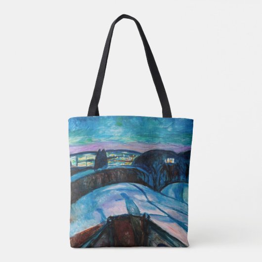 Edvard Munch - Starry Night 1922 Tasche (Rückseite)