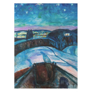 Edvard Munch - Starry Night 1922 Tischdecke