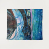 Edvard Munch - Starry Night 1922 Wandteppich (Vorderseite (Horizontal))