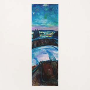 Edvard Munch - Starry Night 1922 Yogamatte