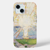 Edvard Munch Sunrise Art Nouveau Expressionismus Case-Mate iPhone Hülle (Rückseite)
