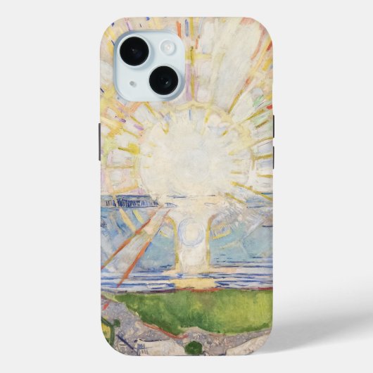 Edvard Munch Sunrise Art Nouveau Expressionismus Case-Mate iPhone Hülle (Rückseite)