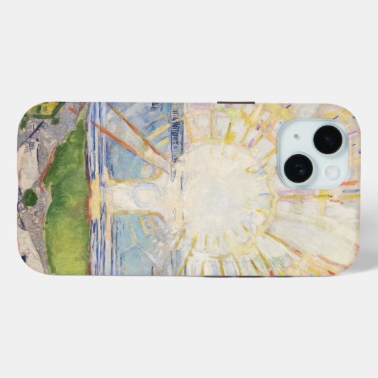 Edvard Munch Sunrise Art Nouveau Expressionismus Case-Mate iPhone Hülle (Rückseite (Horizontal))