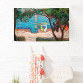 Edvard Munch - Tanz am Strand Banner (Insitu)