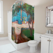 Edvard Munch - Tanz am Strand Duschvorhang (Beispiel)