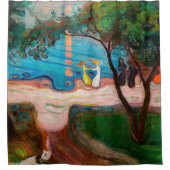 Edvard Munch - Tanz am Strand Duschvorhang (Vorderseite)