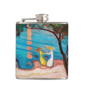 Edvard Munch - Tanz am Strand Flachmann (Vorderseite)