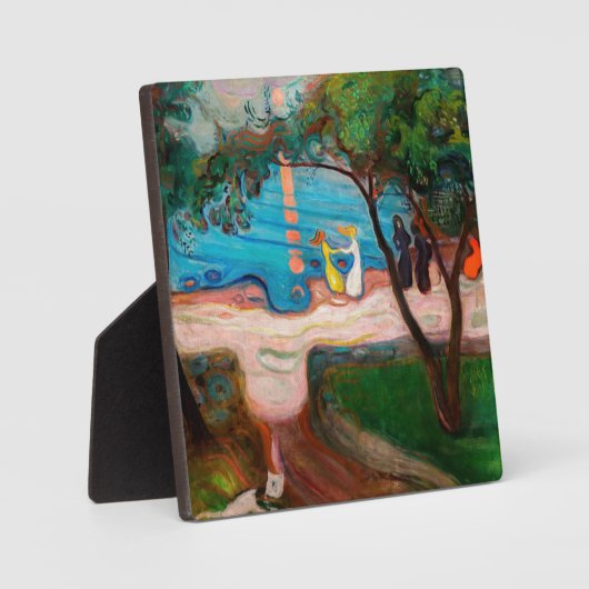 Edvard Munch - Tanz am Strand Fotoplatte (Vorderseite)