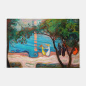 Edvard Munch - Tanz am Strand Fußmatte (Vorderseite)