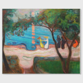 Edvard Munch - Tanz am Strand Geschenkpapier (Flach)