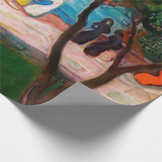Edvard Munch - Tanz am Strand Geschenkpapier (Ecke)