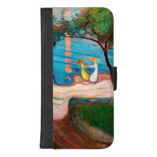Edvard Munch - Tanz am Strand iPhone 8/7 Plus Geldbeutel-Hülle