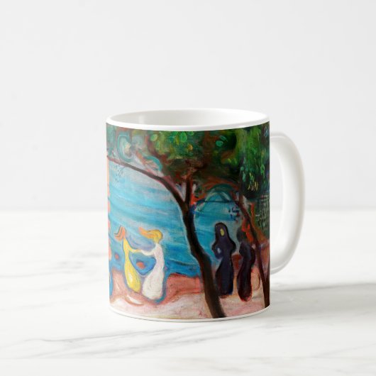 Edvard Munch - Tanz am Strand Kaffeetasse (VorderseiteRechts)