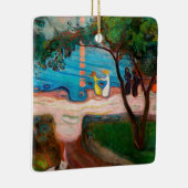 Edvard Munch - Tanz am Strand Keramikornament (Rechts)