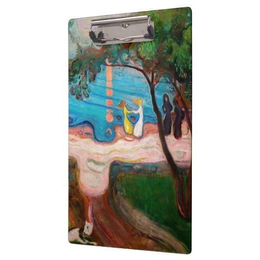 Edvard Munch - Tanz am Strand Klemmbrett (Links)