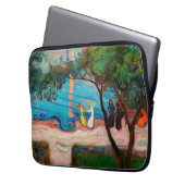 Edvard Munch - Tanz am Strand Laptopschutzhülle (Vorderseite Links)