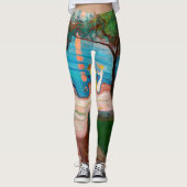 Edvard Munch - Tanz am Strand Leggings (Vorderseite)