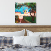 Edvard Munch - Tanz am Strand Leinwanddruck (Insitu (Schlafzimmer))