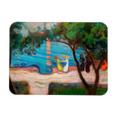 Edvard Munch - Tanz am Strand Magnet (Horizontal)