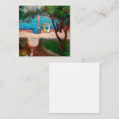 Edvard Munch - Tanz am Strand Mitteilungskarte (Vorne/Hinten)