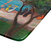 Edvard Munch - Tanz am Strand Schneidebrett (Ecke)