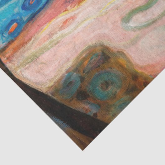 Edvard Munch - Tanz am Strand Seidenpapier (Detail)