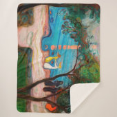 Edvard Munch - Tanz am Strand Sherpadecke (Vorderseite)