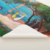 Edvard Munch - Tanz am Strand Sherpadecke (3/4)