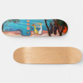 Edvard Munch - Tanz am Strand Skateboard (Horizontal)