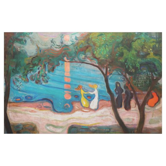 Edvard Munch - Tanz am Strand Stoff (Yard (91,4 cm))