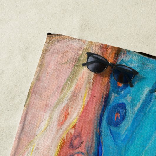 Edvard Munch - Tanz am Strand Strandtuch (Beispiel)