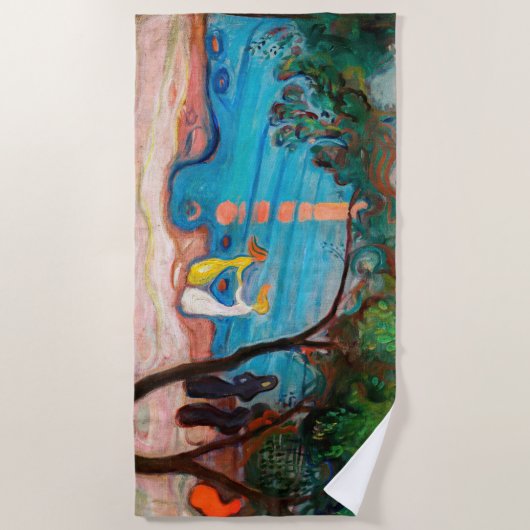 Edvard Munch - Tanz am Strand Strandtuch (Vorderseite)