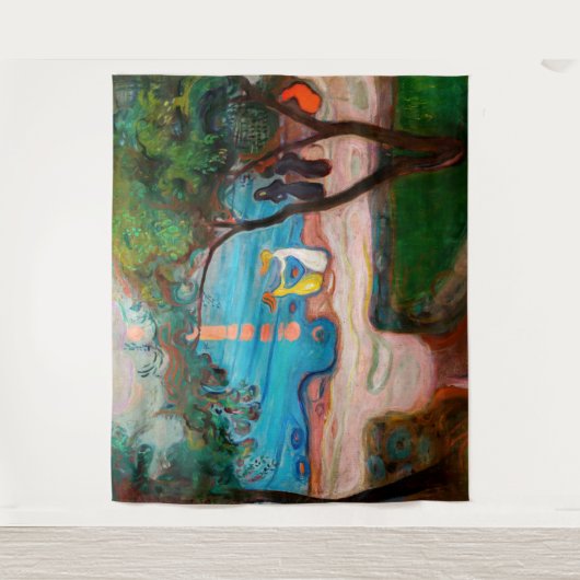 Edvard Munch - Tanz am Strand Wandteppich (Vorderseite)