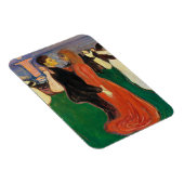 Edvard Munch - Tanz des Lebens Magnet (Rechte Seite)