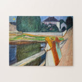 Edvard Munch - The Girls on Bridge Puzzle (Horizontal)