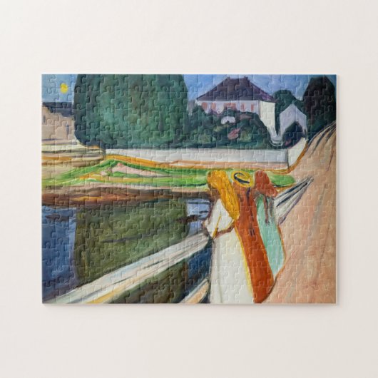 Edvard Munch - The Girls on Bridge Puzzle (Horizontal)