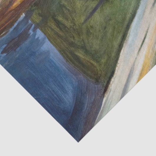 Edvard Munch - The Girls on Bridge Seidenpapier (Detail)